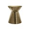 Monarch Specialties Accent Table, Drum, Side, End, Nightstand, Lamp, Living Room, Bedroom, Gold Metal, Contemporary I 3927 - alternate 1